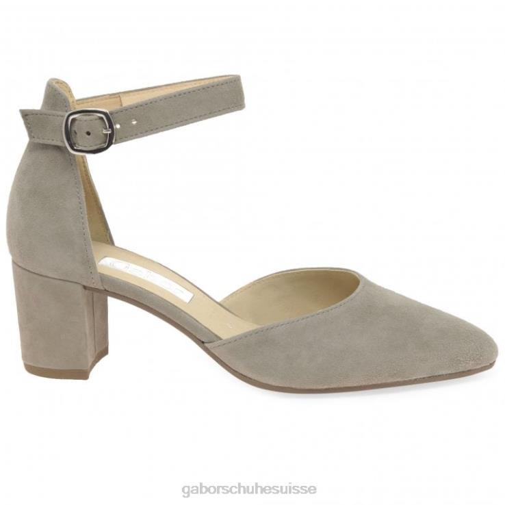 femmes daim visone chaussure VZ0VT41 chaussures de gala ouvertes Gabor