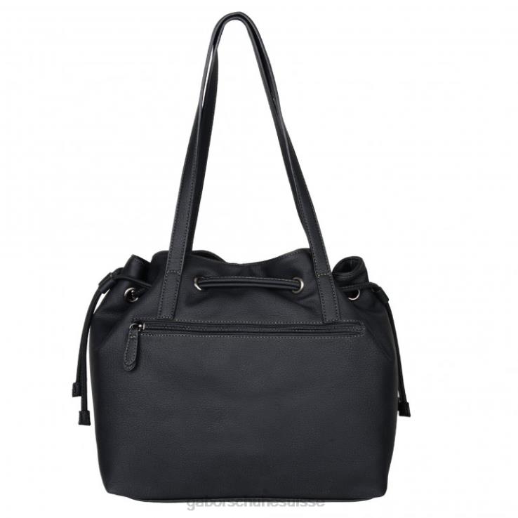 femmes impression noire accessoires VZ0VT292 sac porté épaule à lien de resserrage Malu Gabor