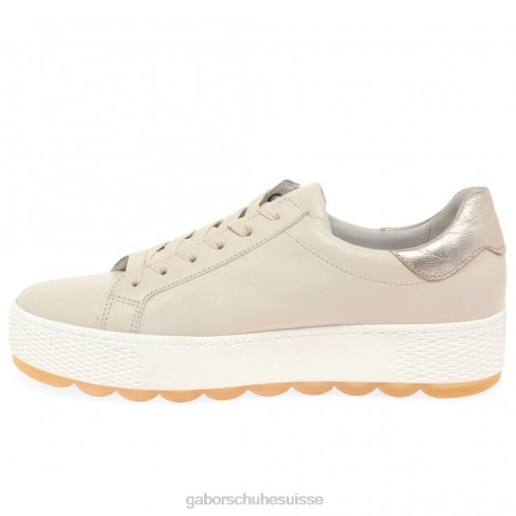 femmes ivoire/muscle chaussure VZ0VT134 baskets décontractées étanches Gabor