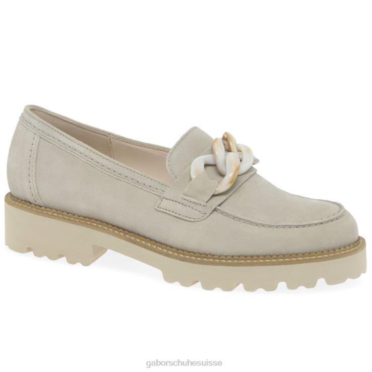 femmes lin suède chaussure VZ0VT323 mocassins marguerites Gabor
