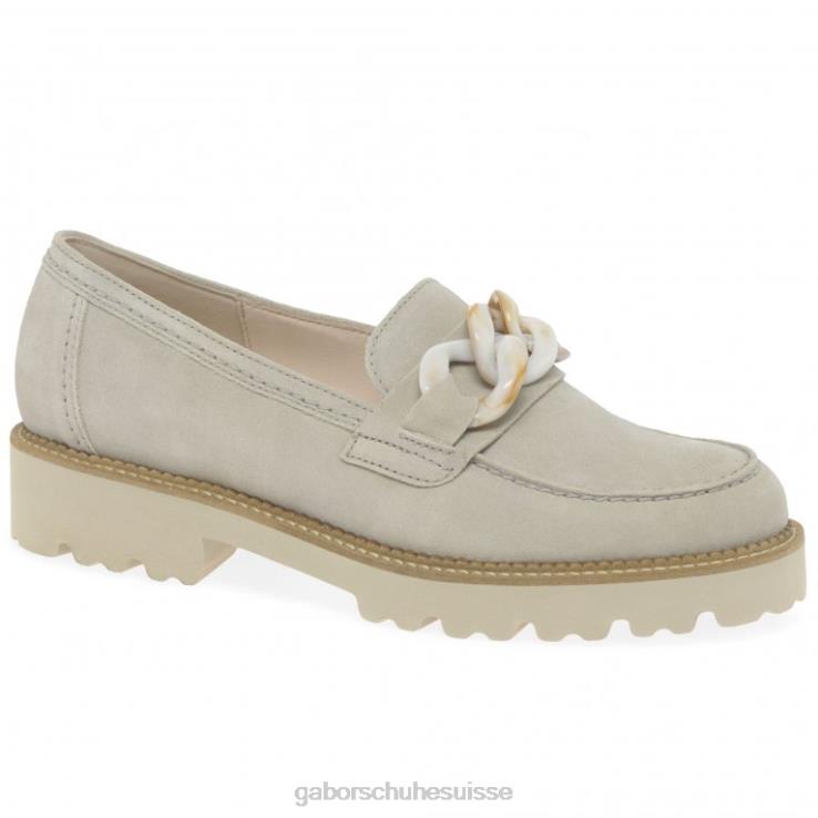 femmes lin suède chaussure VZ0VT323 mocassins marguerites Gabor