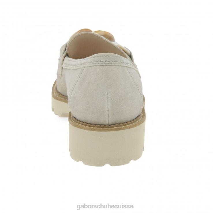 femmes lin suède chaussure VZ0VT323 mocassins marguerites Gabor