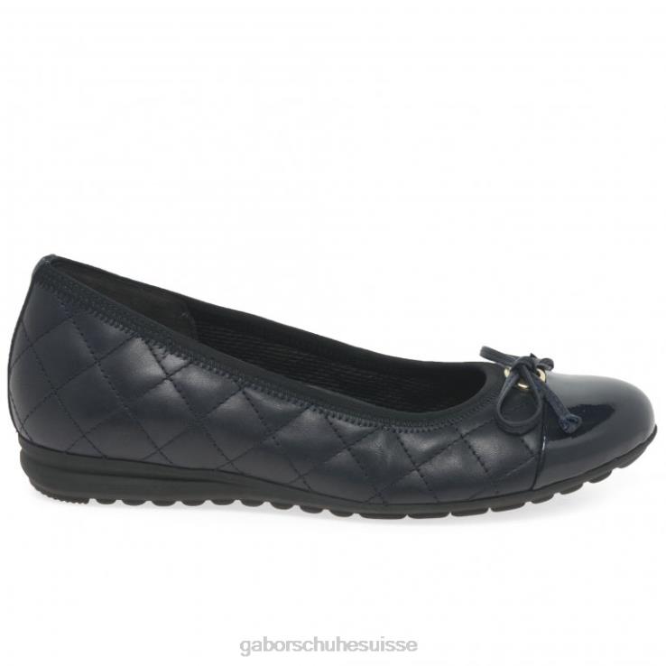 femmes marine/brevet chaussure VZ0VT13 ballerines perce-neige Gabor