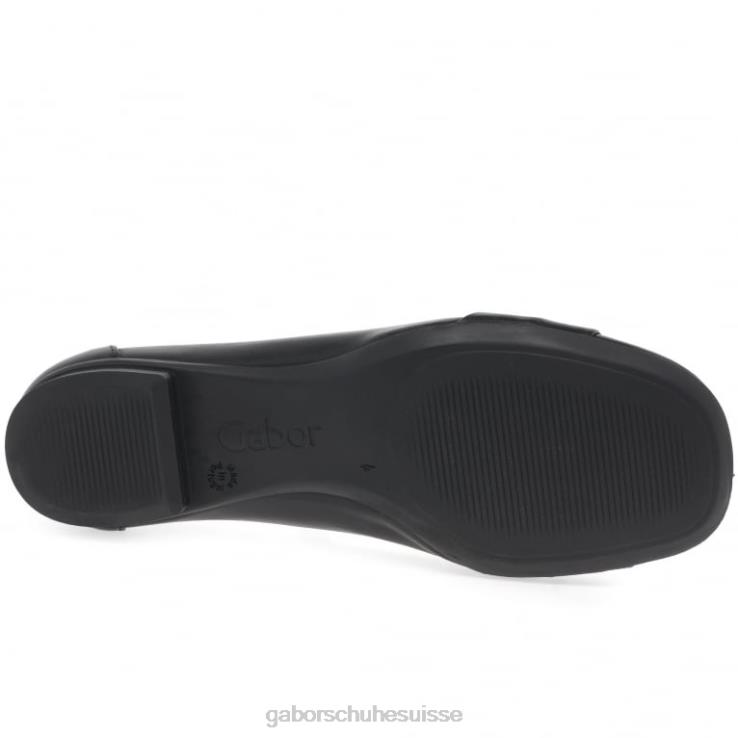 femmes noir chaussure VZ0VT110 ballerines frost Gabor