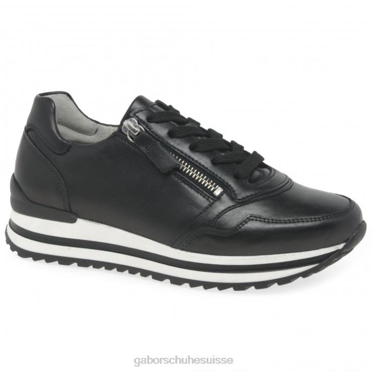 femmes noir chaussure VZ0VT147 baskets Nulon Gabor