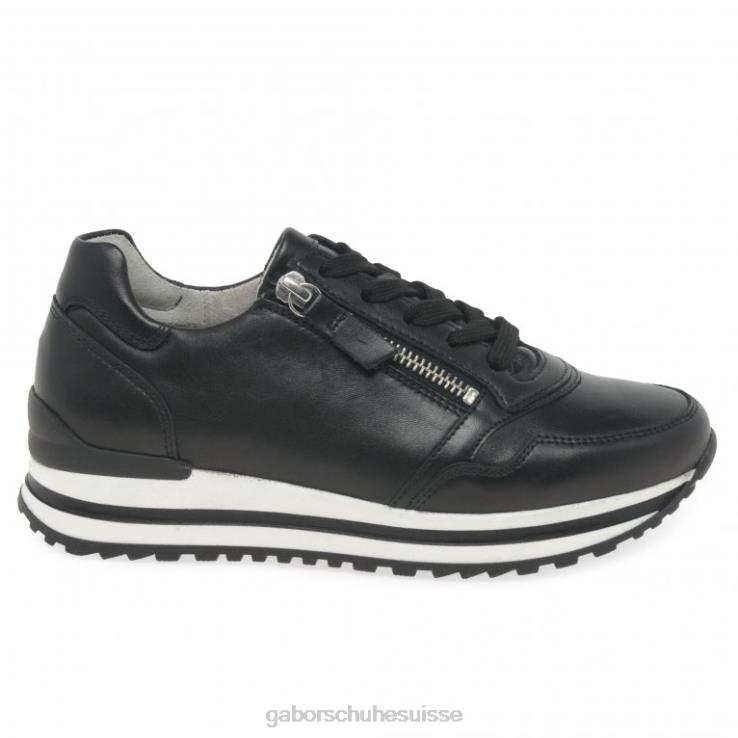femmes noir chaussure VZ0VT147 baskets Nulon Gabor