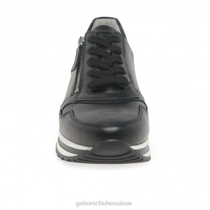 femmes noir chaussure VZ0VT147 baskets Nulon Gabor