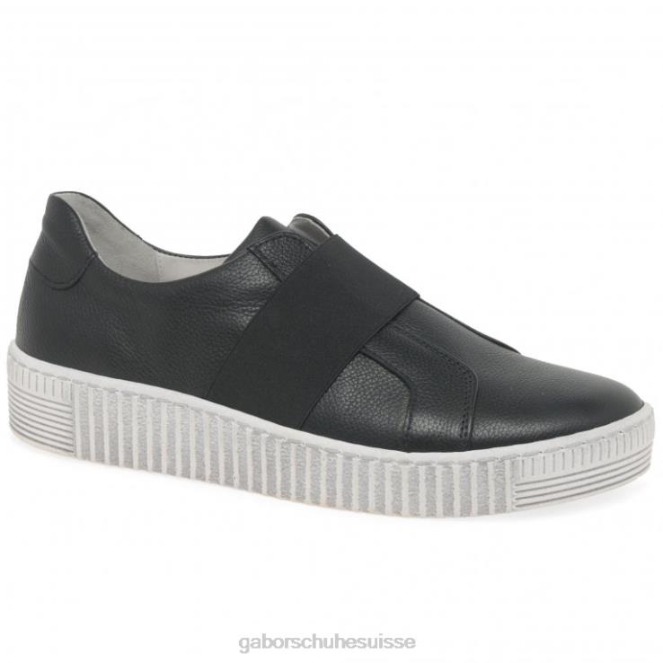femmes noir chaussure VZ0VT151 baskets en saule Gabor