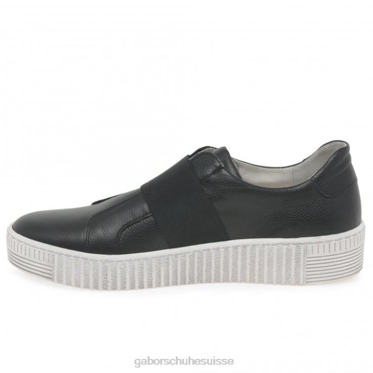 femmes noir chaussure VZ0VT151 baskets en saule Gabor