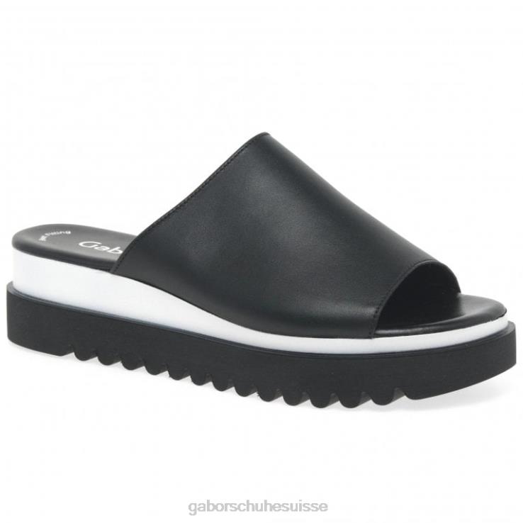 femmes noir chaussure VZ0VT174 mules à plateforme emily-rose Gabor