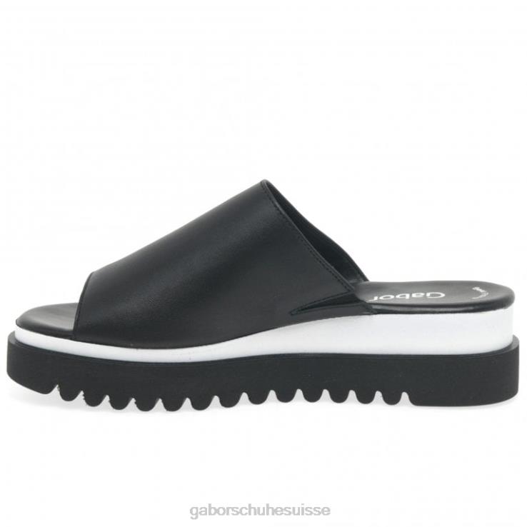 femmes noir chaussure VZ0VT174 mules à plateforme emily-rose Gabor