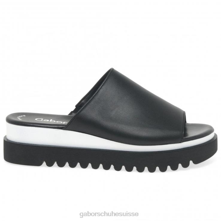 femmes noir chaussure VZ0VT174 mules à plateforme emily-rose Gabor