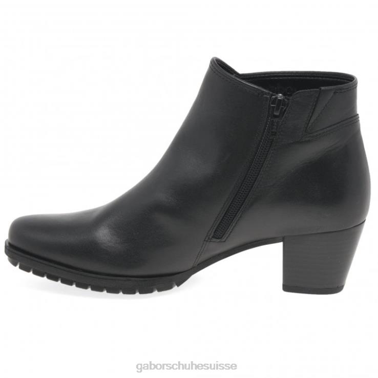 femmes noir chaussure VZ0VT187 bottines à fermeture zippée olivetti Gabor