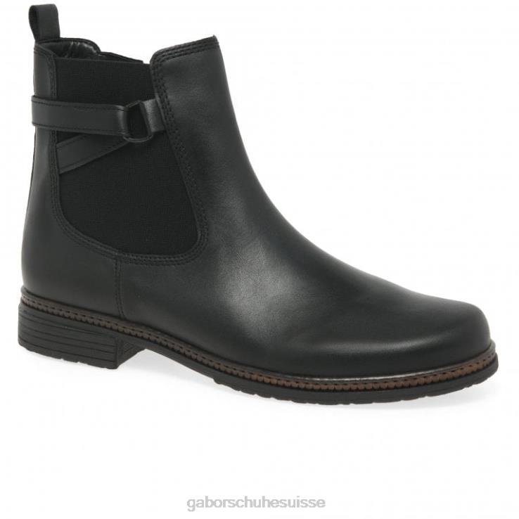 femmes noir chaussure VZ0VT226 bottines chelsea nolène Gabor