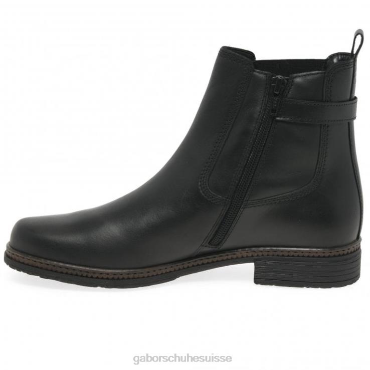 femmes noir chaussure VZ0VT226 bottines chelsea nolène Gabor