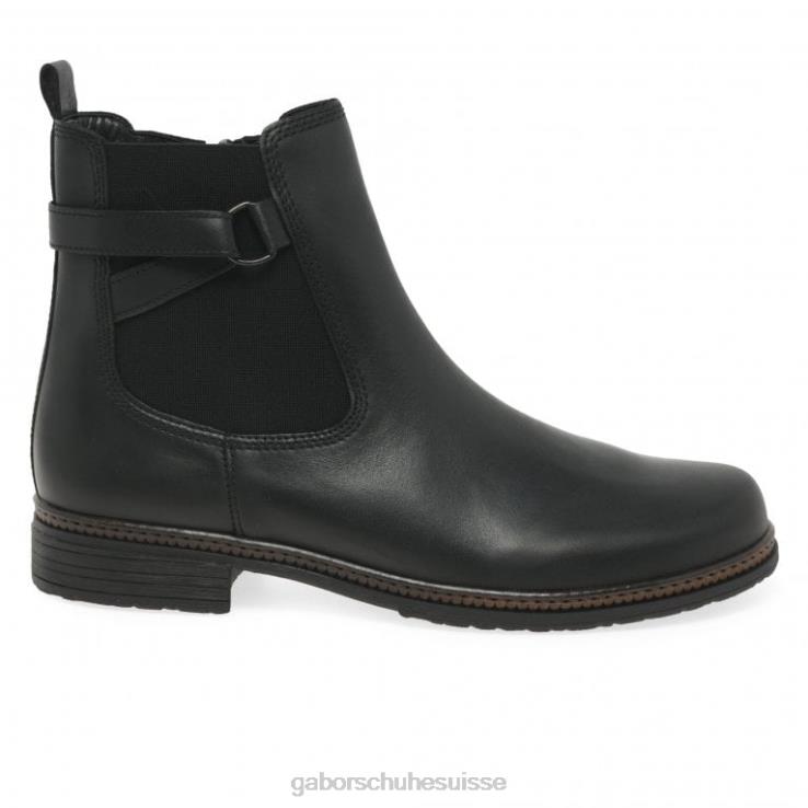 femmes noir chaussure VZ0VT226 bottines chelsea nolène Gabor