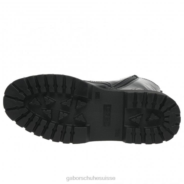 femmes noir chaussure VZ0VT234 bottes militaires de Gênes Gabor