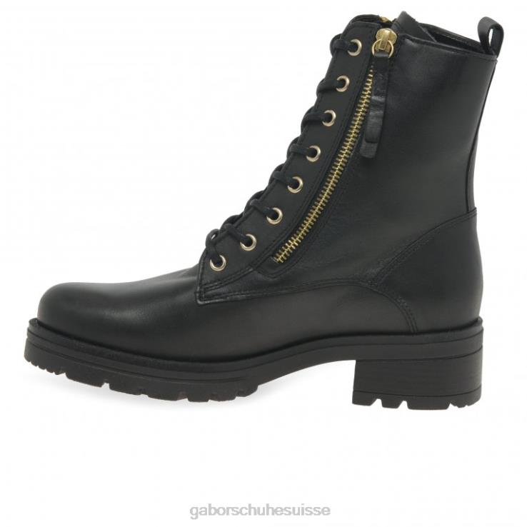 femmes noir chaussure VZ0VT253 servir des bottes de motard Gabor