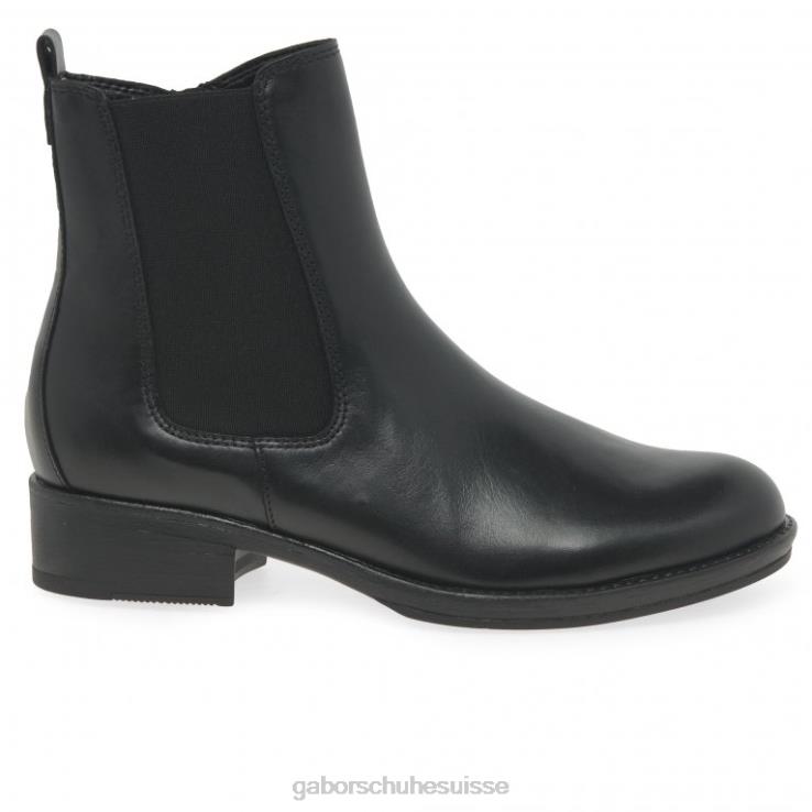 femmes noir chaussure VZ0VT258 bottines chelsea adair Gabor