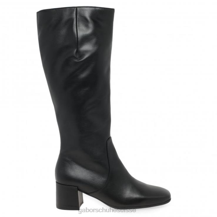 femmes noir chaussure VZ0VT282 bottes longues ergo l Gabor