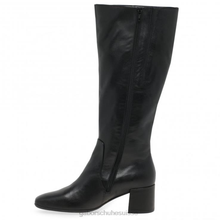 femmes noir chaussure VZ0VT282 bottes longues ergo l Gabor