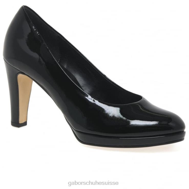 femmes noir chaussure VZ0VT59 splendides escarpins à talons hauts Gabor