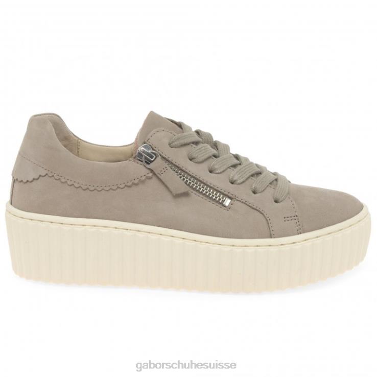 femmes nubuck de lin chaussure VZ0VT131 baskets Dolly Gabor
