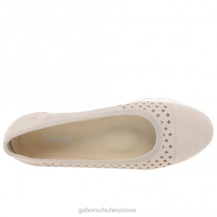 femmes nubuck poudré chaussure VZ0VT2 chaussures à détails de baies Gabor