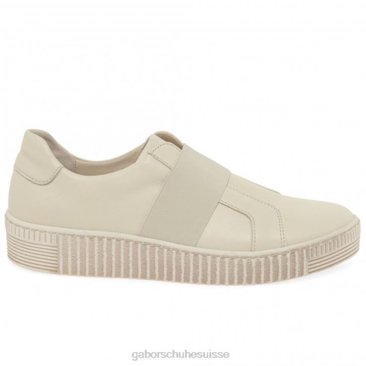 femmes panna chaussure VZ0VT152 baskets en saule Gabor