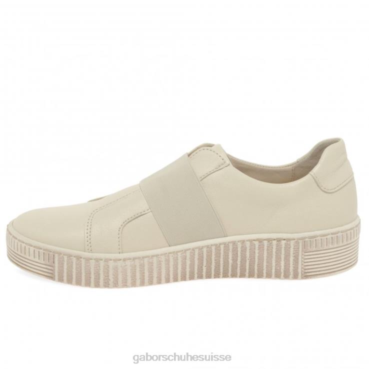 femmes panna chaussure VZ0VT152 baskets en saule Gabor