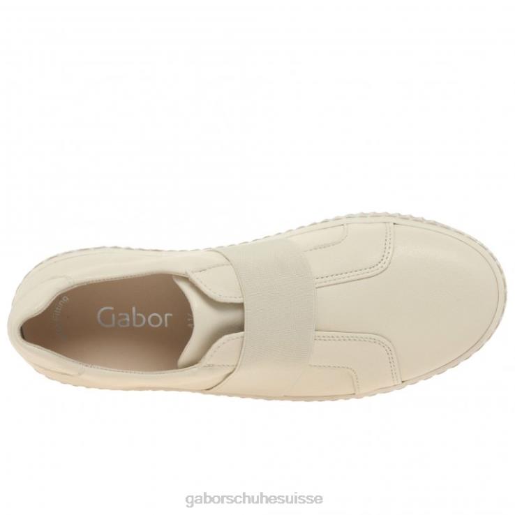 femmes panna chaussure VZ0VT152 baskets en saule Gabor
