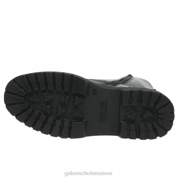 femmes point noir/blanc chaussure VZ0VT232 bottes militaires de Gênes Gabor