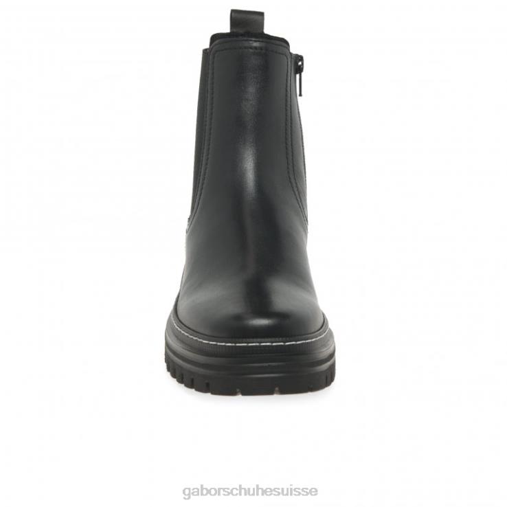 femmes point noir/blanc chaussure VZ0VT236 bottines chelsea gazania Gabor