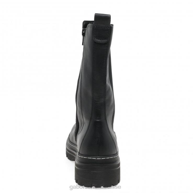 femmes point noir/blanc chaussure VZ0VT259 bottes mi-mollet gaby Gabor