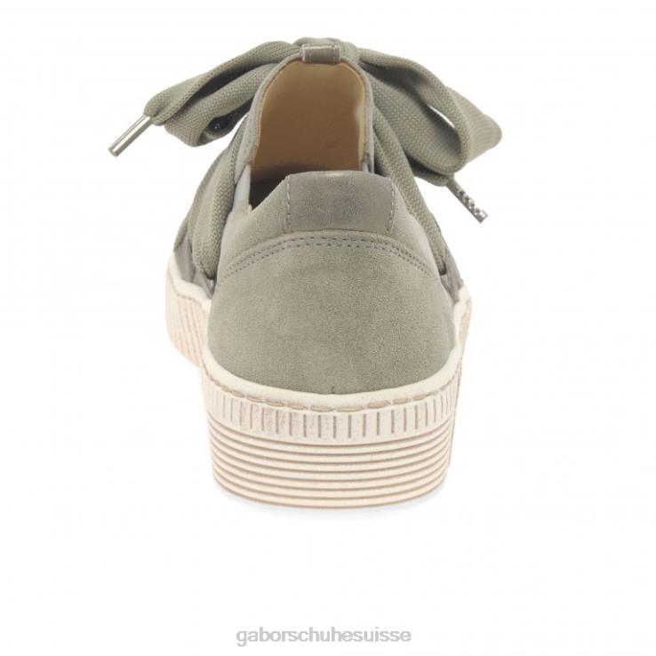 femmes salvia/daim bronze chaussure VZ0VT127 baskets casual valse Gabor