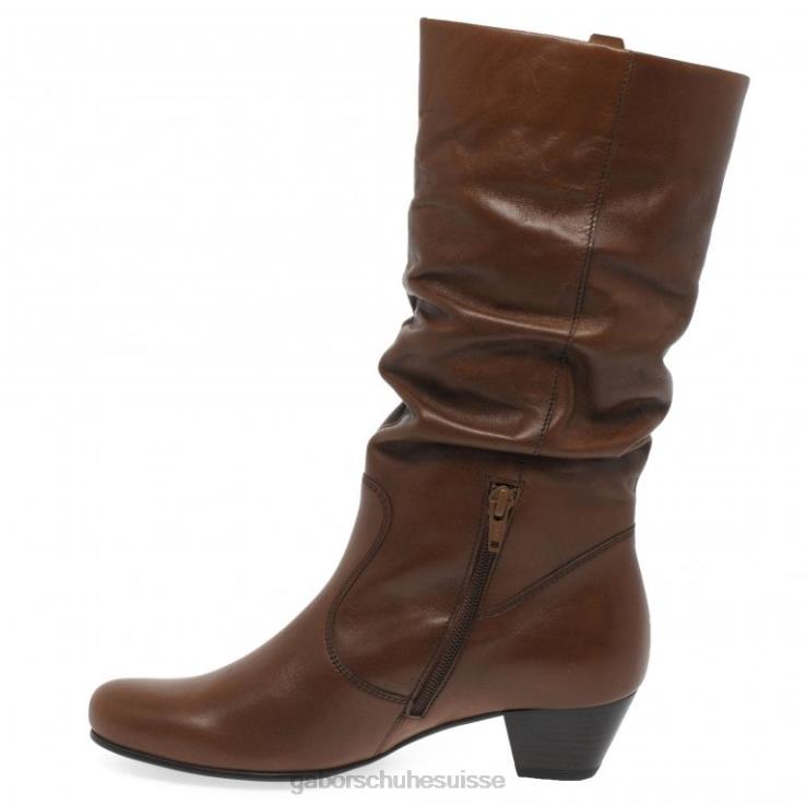 femmes sattel chaussure VZ0VT261 bottes larges en cuir rachel Gabor