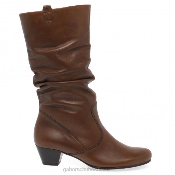 femmes sattel chaussure VZ0VT261 bottes larges en cuir rachel Gabor