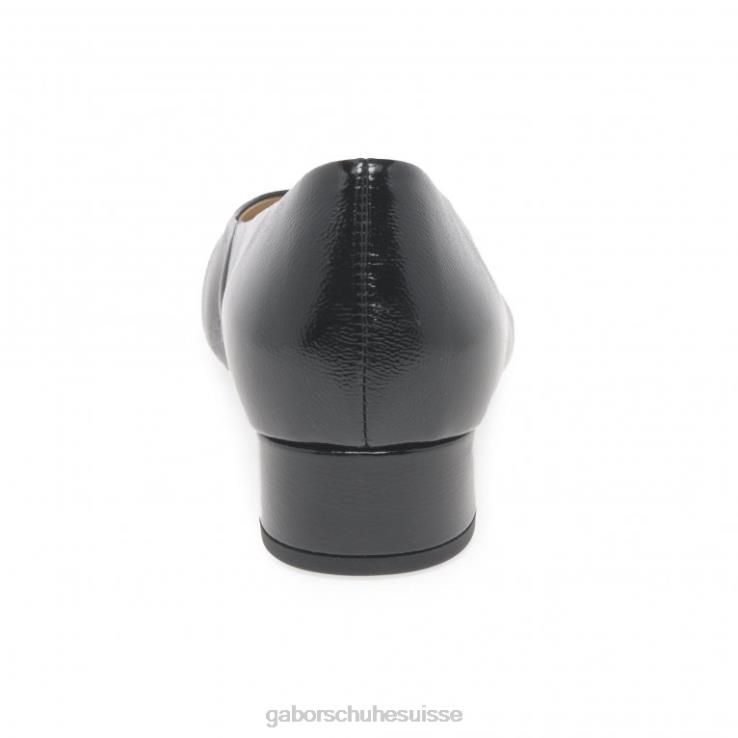 femmes vernis noir 2 chaussure VZ0VT64 développer des escarpins Gabor
