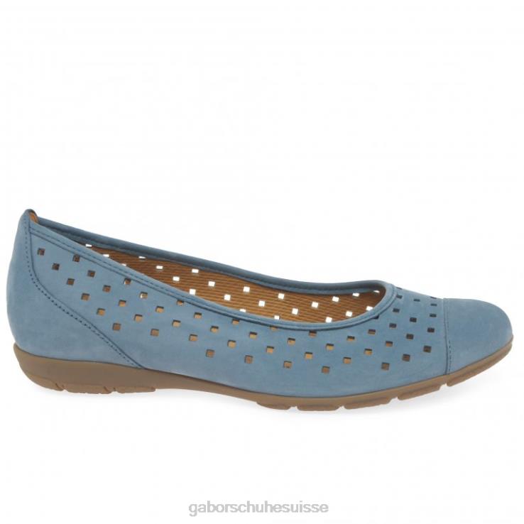 femmes wallaby fumé chaussure VZ0VT76 chaussures décontractées à volants et détails perforés Gabor