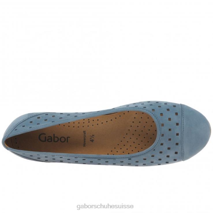 femmes wallaby fumé chaussure VZ0VT76 chaussures décontractées à volants et détails perforés Gabor