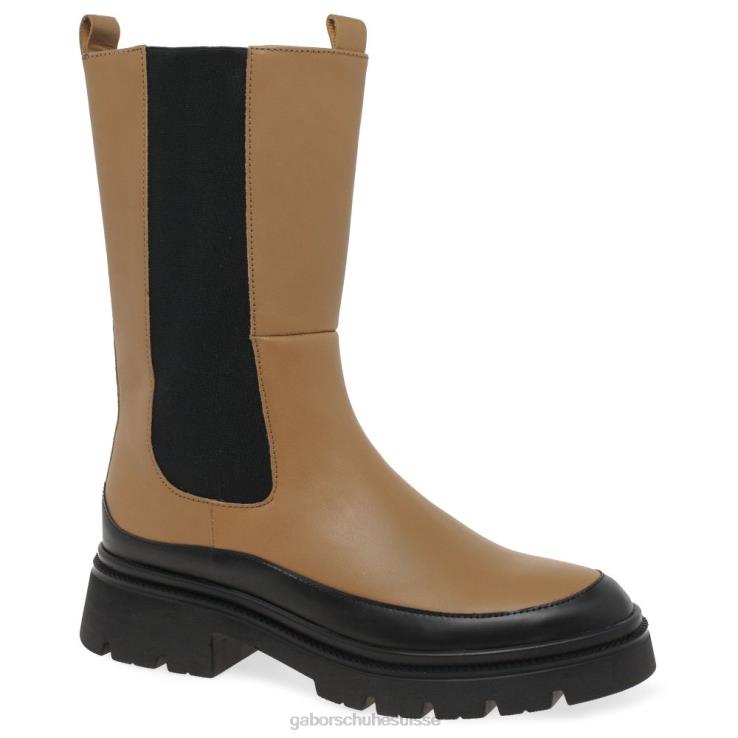 femmes chino/noir chaussure VZ0VT246 bottines chelsea lexington Gabor