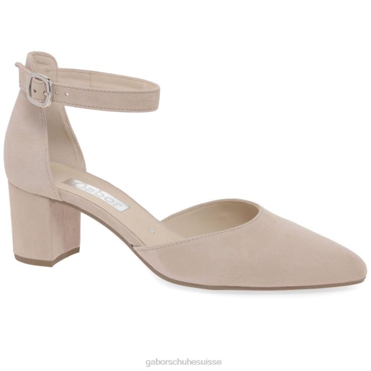 femmes daim rouge chaussure VZ0VT40 chaussures de gala ouvertes Gabor