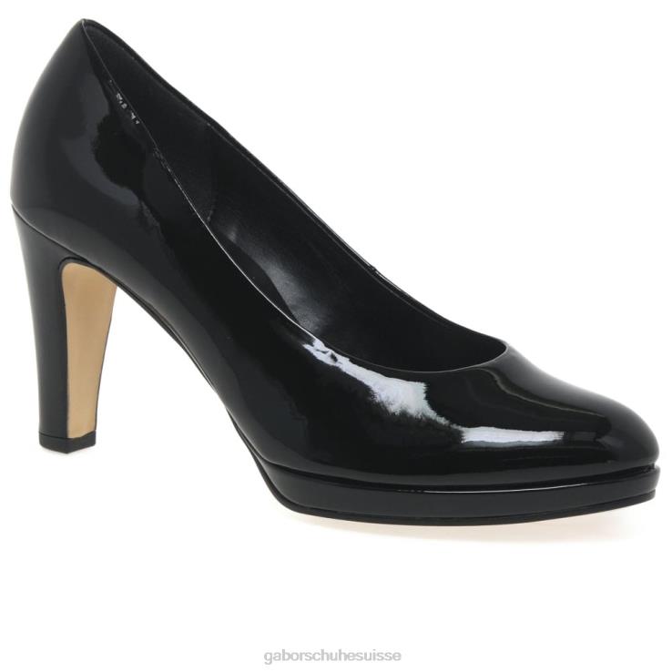 femmes noir chaussure VZ0VT59 splendides escarpins à talons hauts Gabor