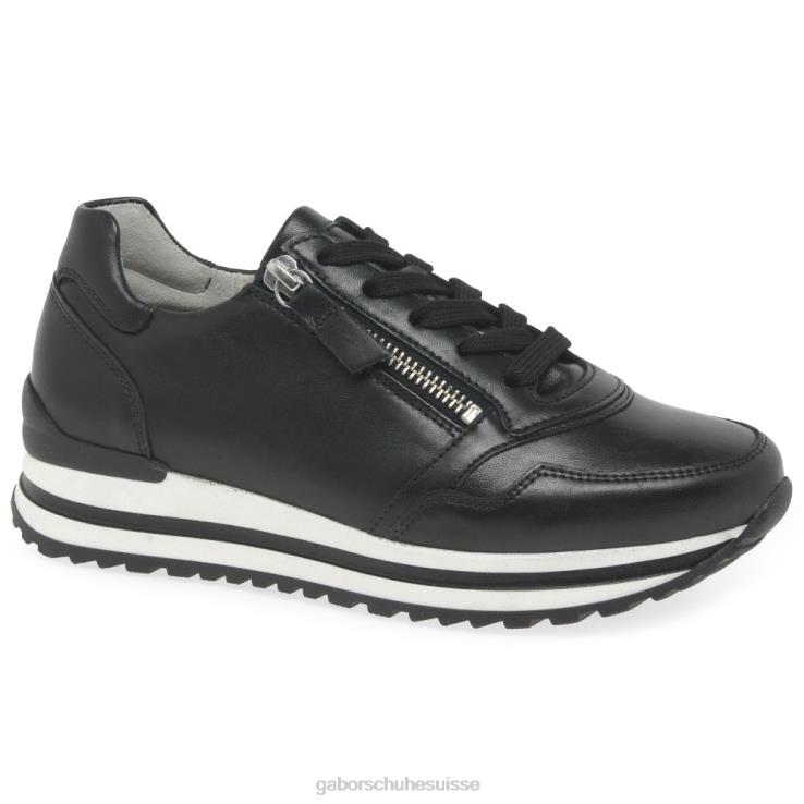 femmes noir chaussure VZ0VT147 baskets Nulon Gabor